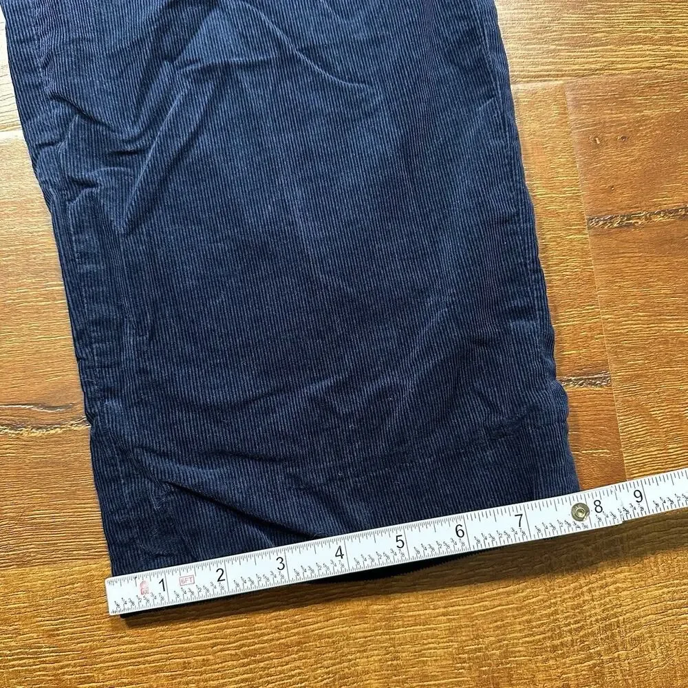 J Crew Kenmare Corduroy Pants Mens 36x30 Blue Trousers Duca Visconti Old Money